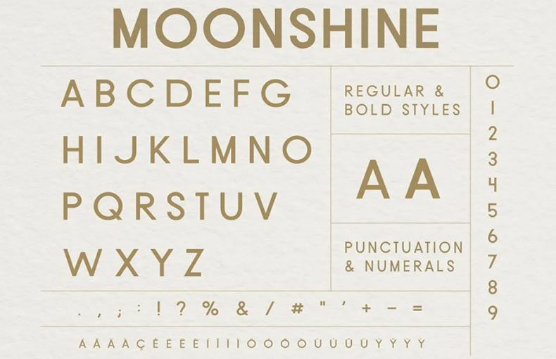 Moonshine Font Free Download