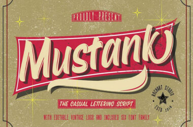 Mustank Script Font Family Free Download