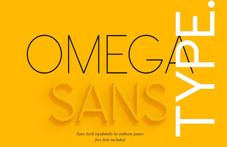 Omega Sans Font Family Free Download