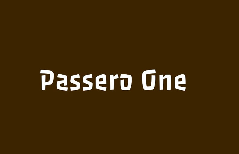 Passero One Font Family Free Download