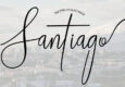 Santiago Script Font Family Free Download