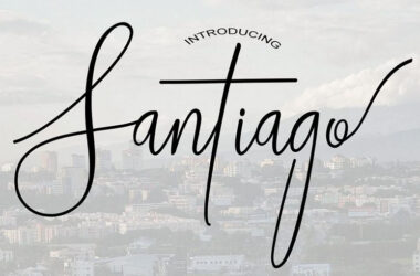 Santiago Script Font Family Free Download