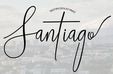Santiago Script Font Family Free Download