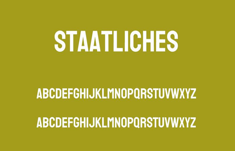 Staatliches Font Free Download