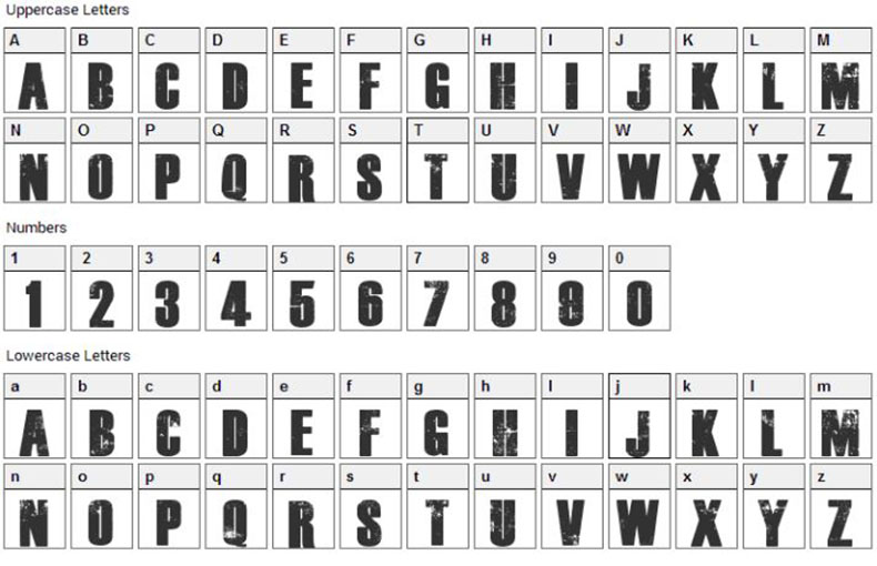 The Walking Dead Font Family Download