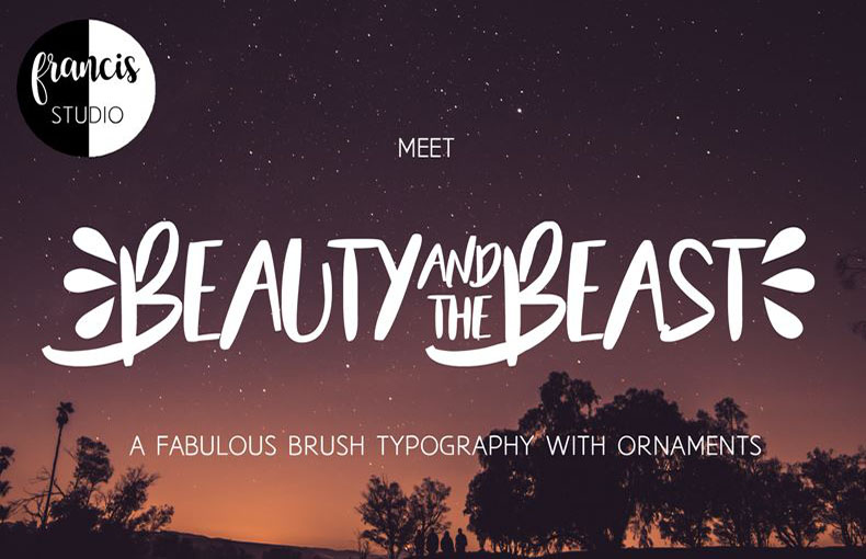 Beauty And The Beast Font Family Free Download