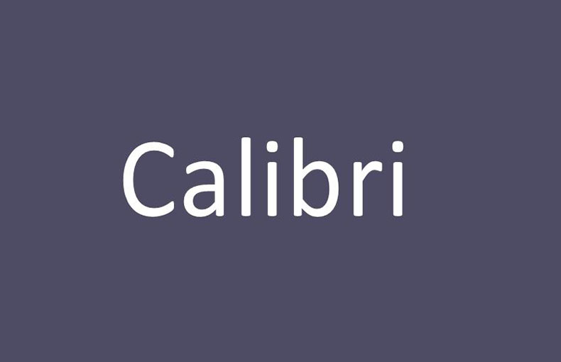 Calibri Font Family Free Download