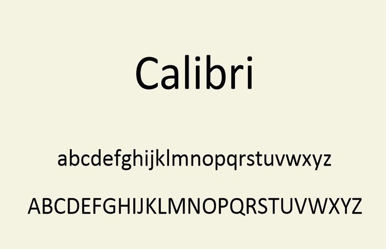 Calibri Font Free Download - Font Pearl