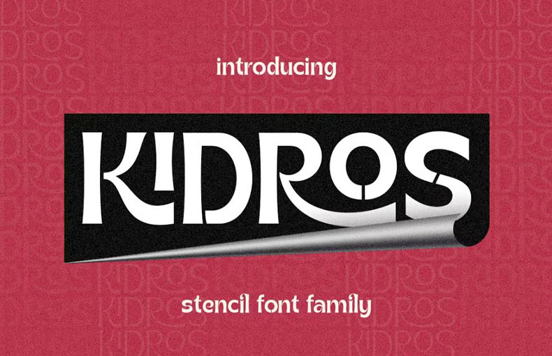 Kidros Font Family Free Download