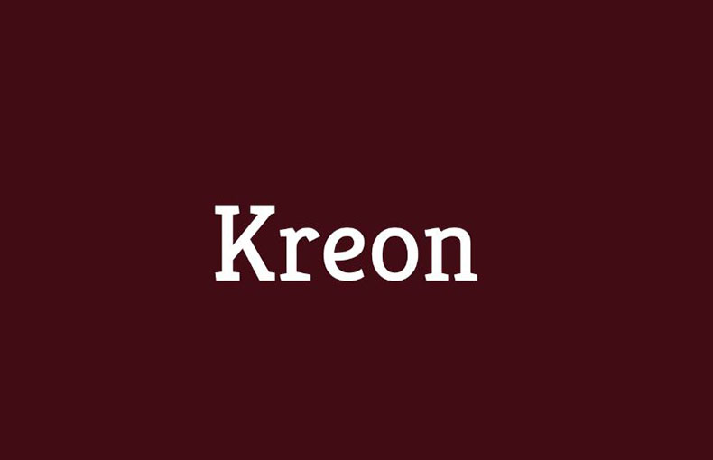 Kreon Font Family Free Download