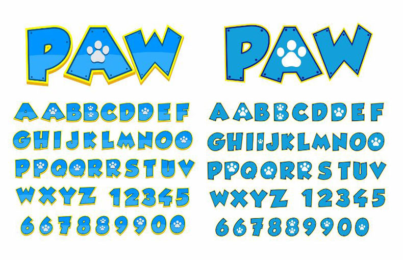 Paw Patrol Font Family Download
