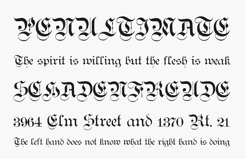 Teutonic Font Family Download