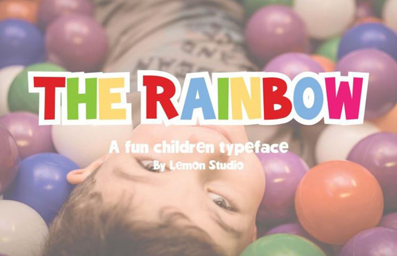 The Rainbow Font Family Free Download