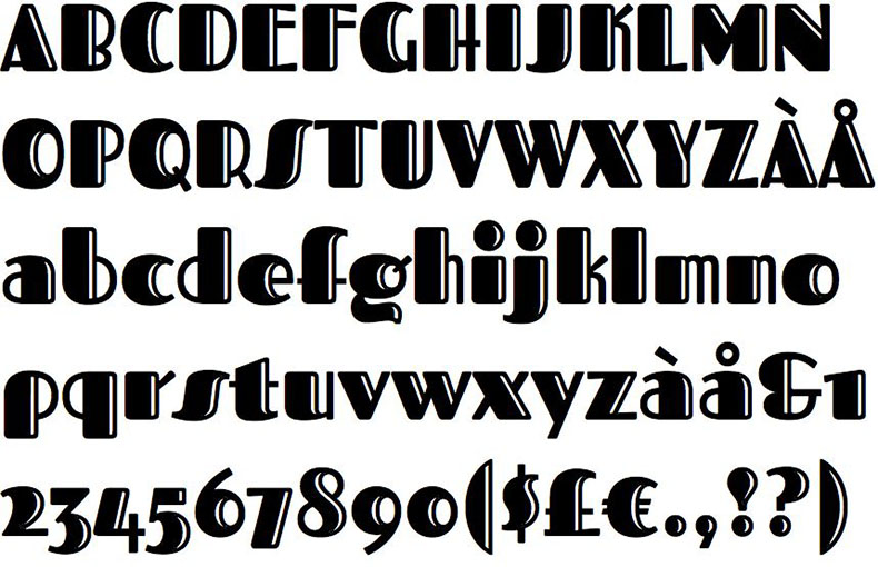 Fascinate Inline Font Family Download